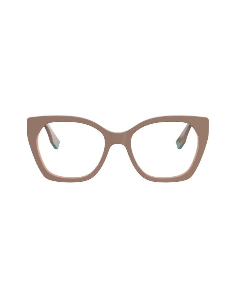 Occhiali vista Fendi Way Brown Geometric Eyeglasses online da Ottica Ricci