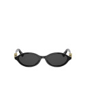 DiorTreasure R1I Black Oval Sunglasses