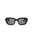 Serpenti Forever Black Rectangular Sunglasses