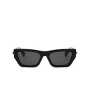 B.zero1 Black Rectangular Sunglasses