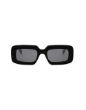 Triomphe Black Rectangular Sunglasses