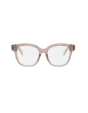 Celine 3 Dots Brown Geometric Eyeglasses