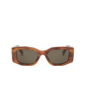 Maxi Triomphe Havana Rectangular Sunglasses