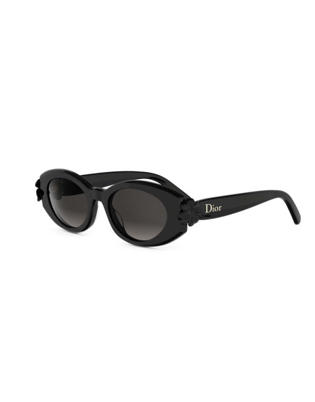 Dior Clover B1I Black Oval Sunglasses