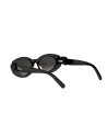 Dior Clover B1I Black Oval Sunglasses