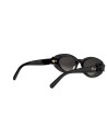 Dior Clover B1I Black Oval Sunglasses