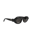Dior Clover B1I Black Oval Sunglasses