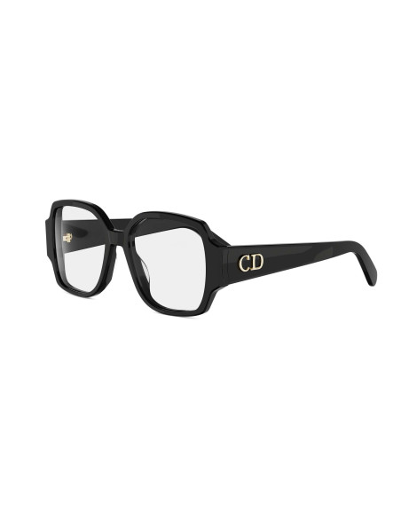 DiorGlowO S3I Black Rectangular Eyeglasses