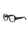 DiorGlowO S3I Black Rectangular Eyeglasses