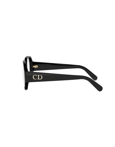 DiorGlowO S3I Black Rectangular Eyeglasses