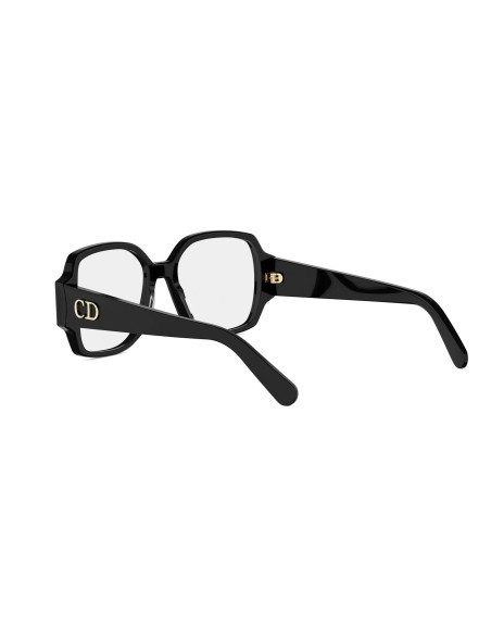 DiorGlowO S3I Black Rectangular Eyeglasses