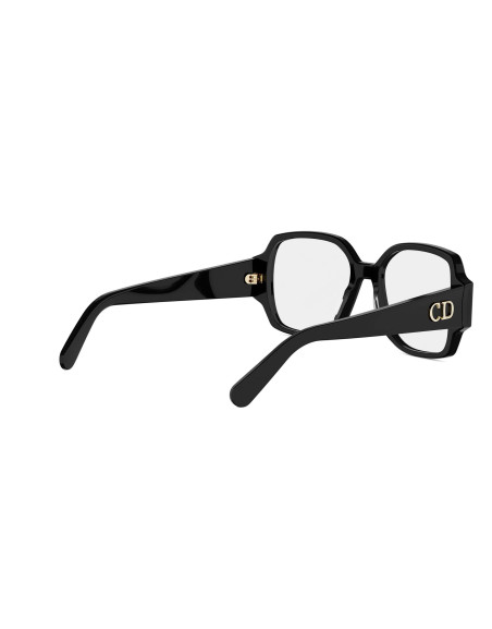 DiorGlowO S3I Black Rectangular Eyeglasses