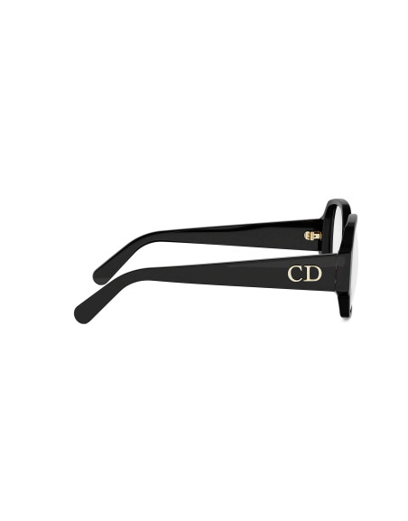 DiorGlowO S3I Black Rectangular Eyeglasses
