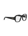 DiorGlowO S3I Black Rectangular Eyeglasses