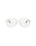 Metal Gold Cat Eye Eyeglasses
