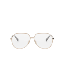 Metal Gold Cat Eye Eyeglasses