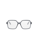 Celine Thin Grey Geometric Eyeglasses