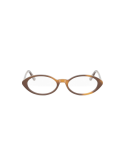 Mini CD O R8I Havana Oval Eyeglasses