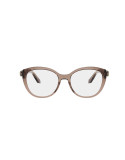 Serpenti Forever Brown Round Eyeglasses