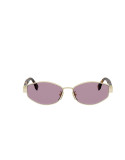 Baguette Gold Geometric Sunglasses
