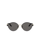 FF Diamonds Black Round Sunglasses