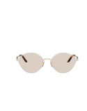 FF Diamonds White Round Sunglasses