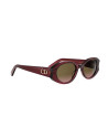 Occhiali da sole DiorGlow B3I Violet Oval Sunglasses disponibili online da Ottica Ricci
