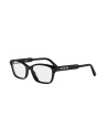 Occhiali da vista DiorPrismeO S7I Black Rectangular Eyeglasses disponibili online da Ottica Ricci