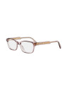 Occhiali da vista DiorPrismeO S7I Rose Rectangular Eyeglasses disponibili online da Ottica Ricci