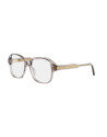 Occhiali da vista DiorPrismeO S6I Brown Square Eyeglasses disponibili online da Ottica Ricci