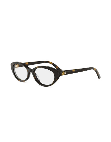 Occhiali da vista DiorGlowO B1I Havana Oval Eyeglasses disponibili online da Ottica Ricci