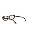 Occhiali da vista DiorGlowO B1I Havana Oval Eyeglasses disponibili online da Ottica Ricci