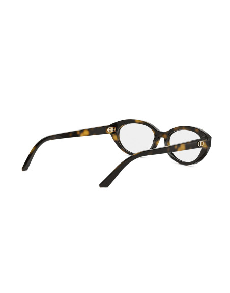 Occhiali da vista DiorGlowO B1I Havana Oval Eyeglasses disponibili online da Ottica Ricci