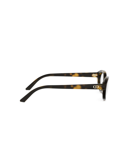 Occhiali da vista DiorGlowO B1I Havana Oval Eyeglasses disponibili online da Ottica Ricci