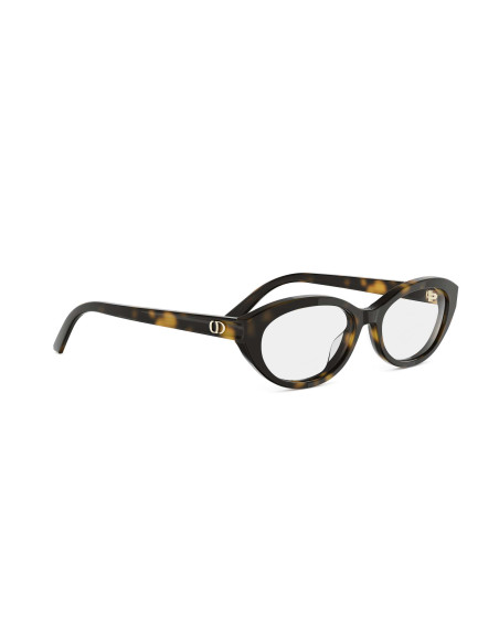 Occhiali da vista DiorGlowO B1I Havana Oval Eyeglasses disponibili online da Ottica Ricci