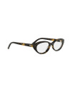 Occhiali da vista DiorGlowO B1I Havana Oval Eyeglasses disponibili online da Ottica Ricci