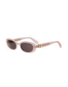 Occhiali da sole Dior Oblique B1I Rose Oval Sunglasses disponibili online da Ottica Ricci