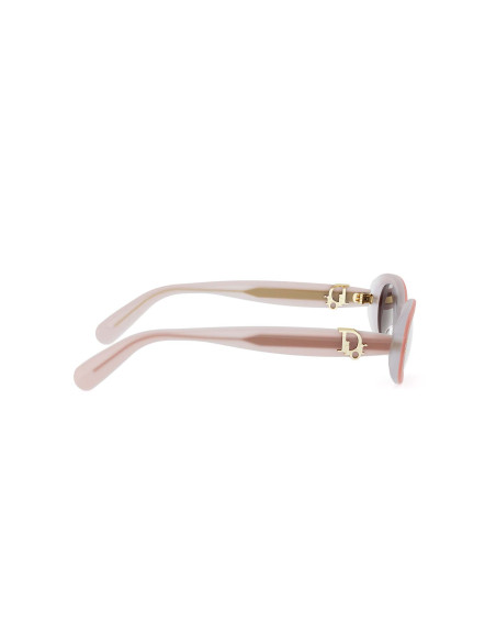 Occhiali da sole Dior Oblique B1I Rose Oval Sunglasses disponibili online da Ottica Ricci