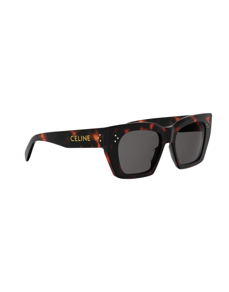 Occhiali da sole CELINE 3 Dots Havana Square Sunglasses disponibili online da Ottica Ricci