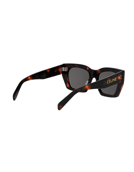 Occhiali da sole CELINE 3 Dots Havana Square Sunglasses disponibili online da Ottica Ricci