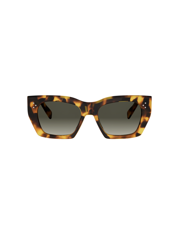 Occhiali da sole CELINE 3 Dots Havana Square Sunglasses disponibili online da Ottica Ricci