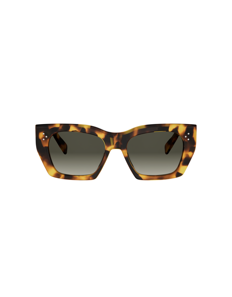 Occhiali da sole CELINE 3 Dots Havana Square Sunglasses disponibili online da Ottica Ricci