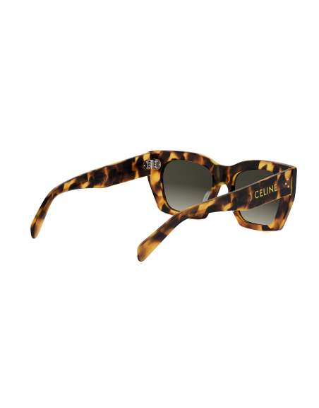 Occhiali da sole CELINE 3 Dots Havana Square Sunglasses disponibili online da Ottica Ricci