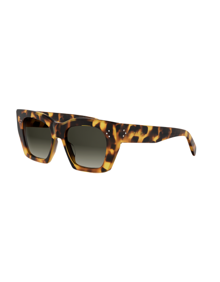 Occhiali da sole CELINE 3 Dots Havana Square Sunglasses disponibili online da Ottica Ricci