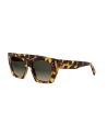 Occhiali da sole CELINE 3 Dots Havana Square Sunglasses disponibili online da Ottica Ricci