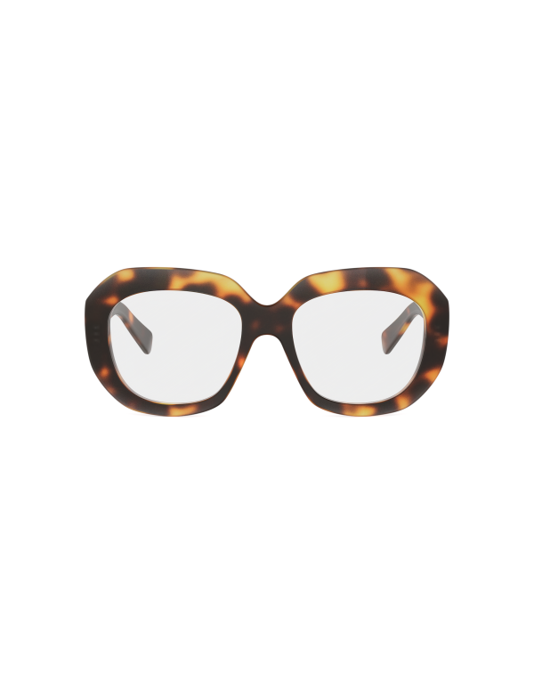 Occhiali da vista CELINE 3 Dots HD Havana Geometric Eyeglasses disponibili online da Ottica Ricci