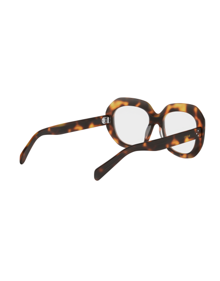 Occhiali da vista CELINE 3 Dots HD Havana Geometric Eyeglasses disponibili online da Ottica Ricci