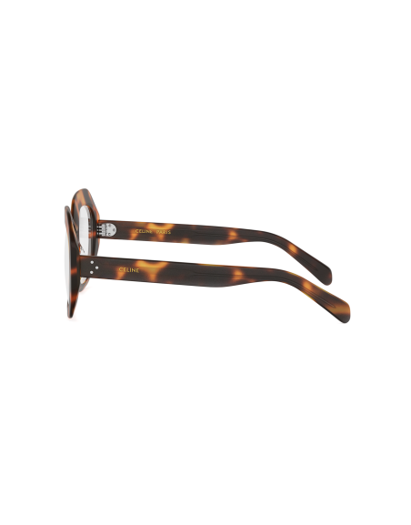 Occhiali da vista CELINE 3 Dots HD Havana Geometric Eyeglasses disponibili online da Ottica Ricci