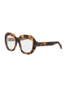 Occhiali da vista CELINE 3 Dots HD Havana Geometric Eyeglasses disponibili online da Ottica Ricci
