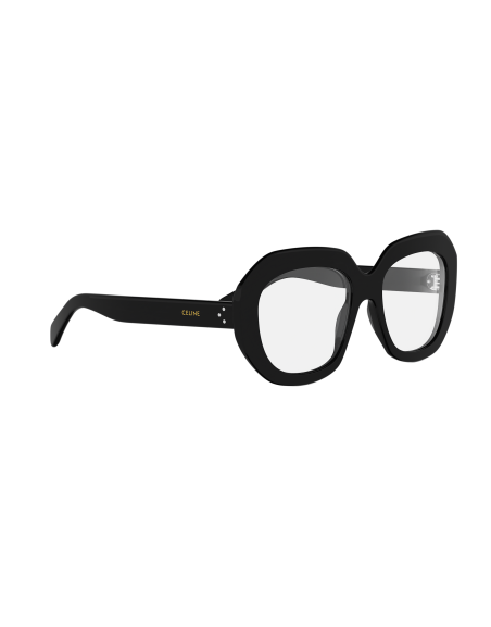 Occhiali da vista CELINE 3 Dots HD Black Geometric Eyeglasses disponibili online da Ottica Ricci